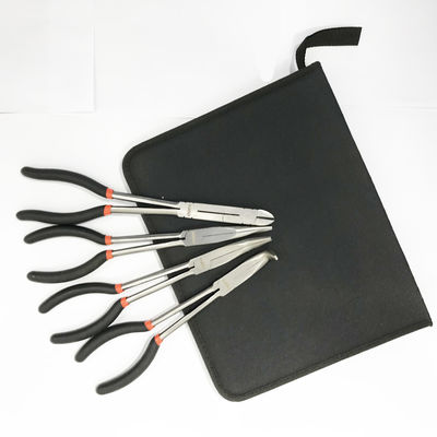 बेंट टिप अतिरिक्त लंबे कोण वाले क्लिप कर्व के साथ 45 डिग्री Vde लंबी सुई नाक सरौता