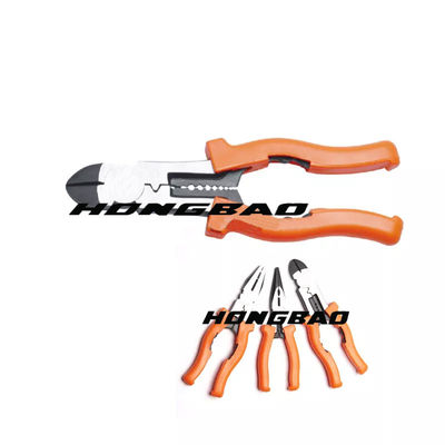 लाइन्समैन इंसुलेटेड कॉम्बिनेशन प्लायर 150mm 8&quot; मिनी मल्टी पर्पज निपर मल्टी फंक्शनल