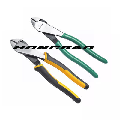 साइड कटिंग डायगोनल प्लायर्स 1000v 180mm 6" बेंट एंगल हेड बॉडी नोज़ 8 11" पतला हेड